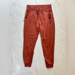Rusty Orange High Rise Joggers